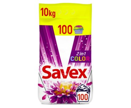 Прах за пране Savex Color&Care 100 пр. 10 кг