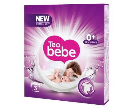 Прах за пране Teo Bebe Sweet Lavender 3 пр. 225 г