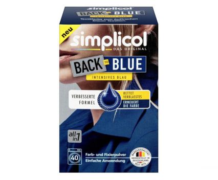 Възстановяваща боя за текстил Simplicol Back to Blue 400 г