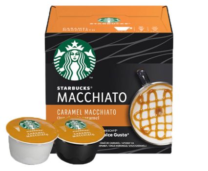 Кафе Капсули Nescafe Dolce Gusto Starbucks Caramel Macchiato 12 бр 6 напитки