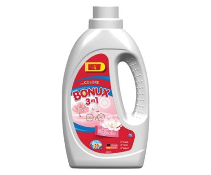 Гел за цветно пране Bonux 3in1 Magnolia 20 пр. 1.1 л