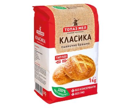 Брашно Класика Топаз мел 1 кг