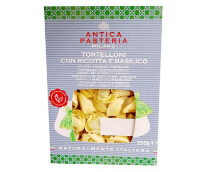 Пресни тортелини с рикота и босилек Antica Pasteria 250 г