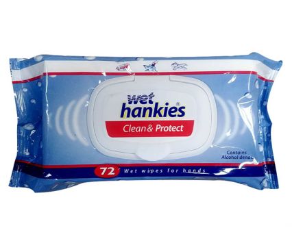 Влажни Кърпи Hankies Clean & Protect 72 бр