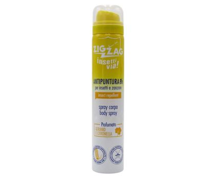 Спрей срещу насекоми Zig Zag Body Spray Здравец и Цитронела 100 мл