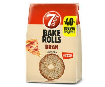 Bake Rolls Bran 7 Days Пица 112 г