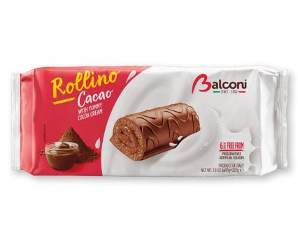 Мини Руло Balconi Rollino Какаов Крем 6 бр х 37 г