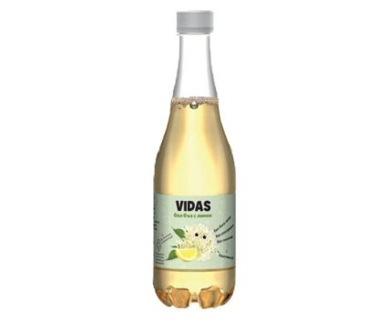 Газирана Напитка VIDAS Бял Бъз с Лимон 1 л