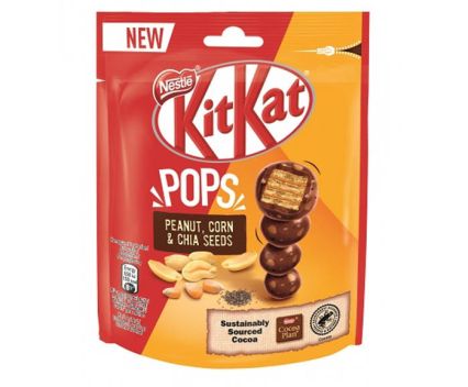 Шоколадови Дражета KitKat Pops Фъстък и Чия 110 г
