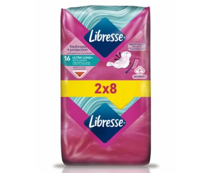 Дамски превръзки Libresse Ultra thin Long Duo Pack 16 бр