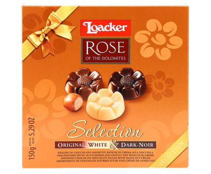 Шоколадови бонбони Loacker Rose Selection 150 г