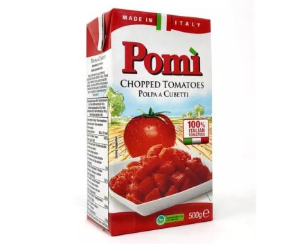 Домати на Кубчета Кутия Pomi 500 г