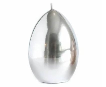 Ароматна Свещ Яйце Сребро 