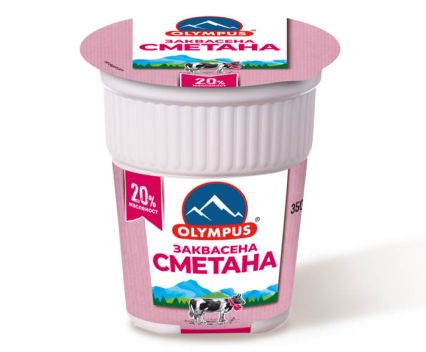 Заквасена Сметана Olympus 20% Масленост 350 г