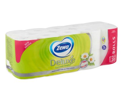 Тоалетна хартия Zewa Deluxe Лайка 3 пл. 20 бр 