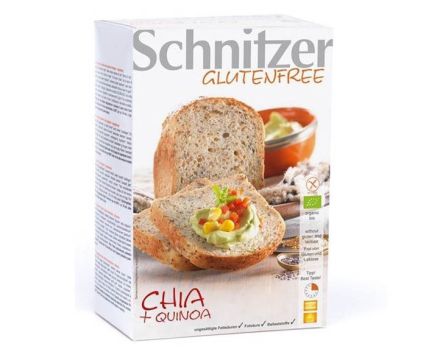 Био Хляб с Чиа и Киноа Schnitzer 2 х 250 г - Без Глутен