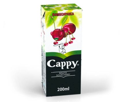 Плодова напитка Cappy Вишна 200 мл