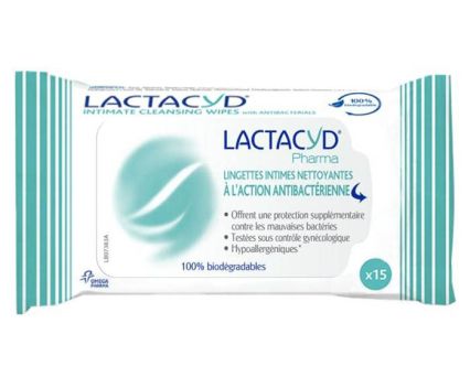 Интимни кърпички Lactacyd Antibacterials 15 бр