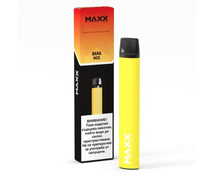 Електронен Стик Maxx Vape Bana Mix Банан и Ягода - за Еднократна Употреба