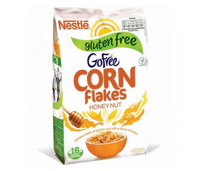 Зърнена Закуска Без Глутен Nestle Corn Flakes Мед и Ядки 500 г