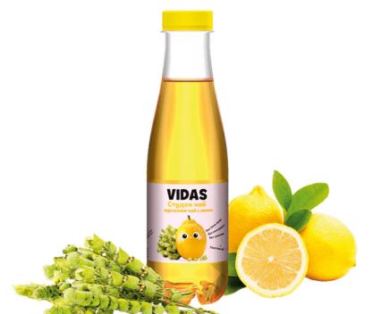Студен Чай VIDAS Мурсалски Чай с Лимон 500 мл