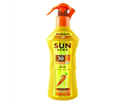 Слънцезащитен спрей мляко Sun Like SPF 30 200 мл