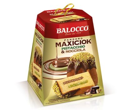Кейк Balocco Maxiciok с Крем Лешник и Шамфъстък 800 г