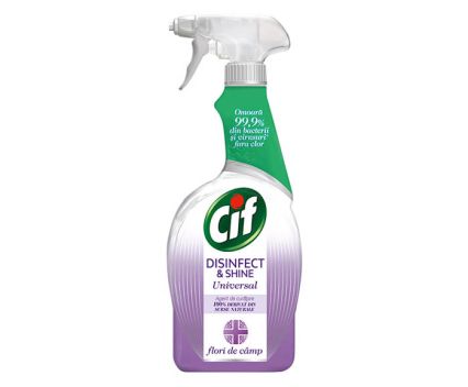 Антибактериален Спрей Cif Disinfect & Shine Flower Breeze 750 мл