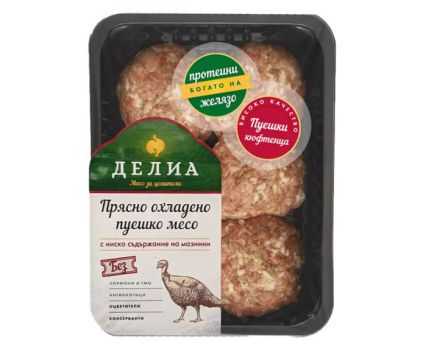 Пуешки Кюфтенца Делиа 6 бр х 80 г