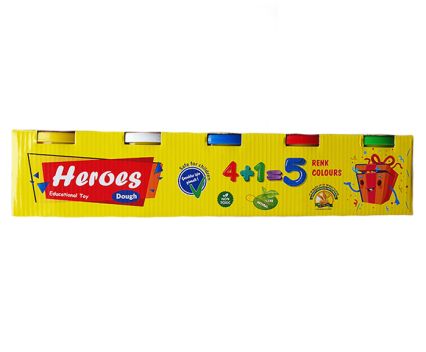 Пластилин Heroes 4+1 