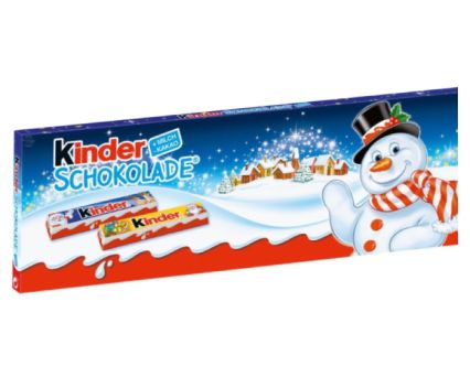 Коледен Шоколад Kinder Снежен Човек 12 бр 150 г