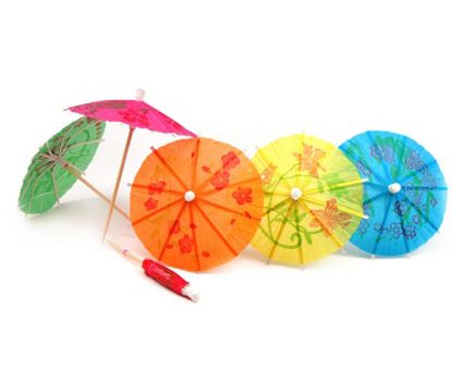 Парти клечки - чадърчета Samurai 144 бр