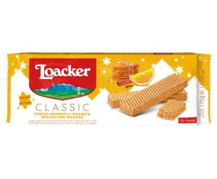 Вафли Loacker Classic Speculoos-Orange 175 г