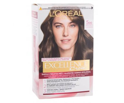 Боя за коса L'Oreal Excellence Creme 5 Естествено Кафяв