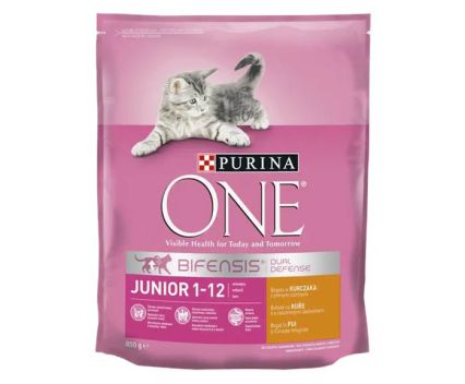 Котешка храна Purina ONE Junior Пиле 200 г