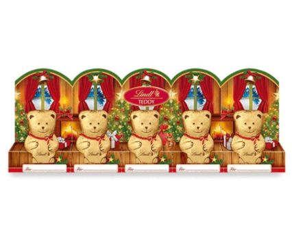 Шоколадови Мечета Lindt 5 х 10 г