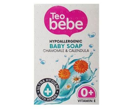 Хипоалергичен сапун Teo Bebe с невен и лайка 75 г