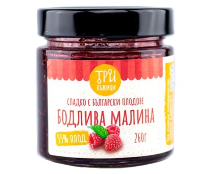 Сладко с Български Плодове Бодлива Малина Три Лъжици 260 г