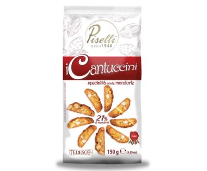 Бисквити iCantuccini Ore Liete с Масло и Бадеми 21% 150 г