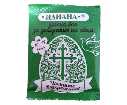 Зелена Боя за Яйца Илиана 1 бр