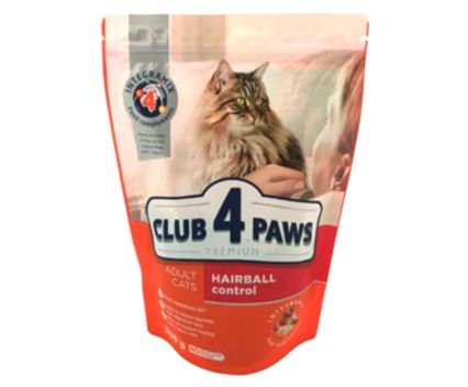 Котешка Храна Club 4 Paws Hairball Control 300 г