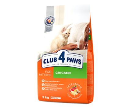 Котешка Храна Club 4 Paws с Пиле за Малки Котенца 5 кг
