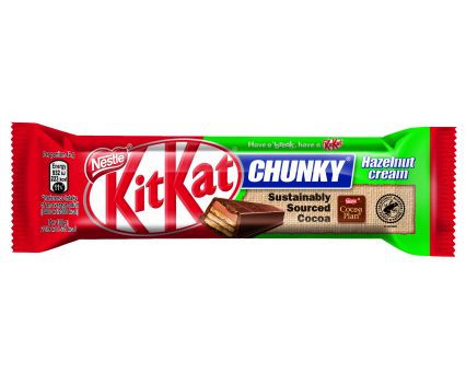Шоколадов Десерт KitKat Chunky Лешников Крем 42 г