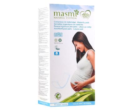 Превръзки за Родилки Masmi Natural Cotton 10 бр