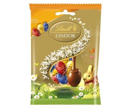 Шоколадови Мини Яйца Асорти Lindt Lindor 90 г