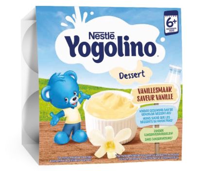Млечен Десерт Nestle Yogolino Ванилия, от 6-ия месец 4 бр х 100 г