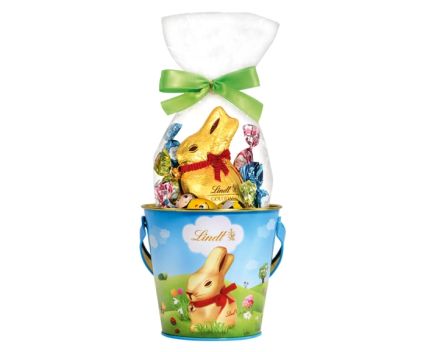 Златно Зайче Lindt с Детска Кофичка 142 г