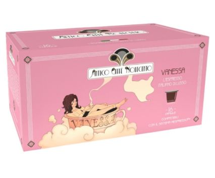 Кафе Капсули Antico Caffе Novecento Vanessa Blend Съвместими с Nespresso 16 бр