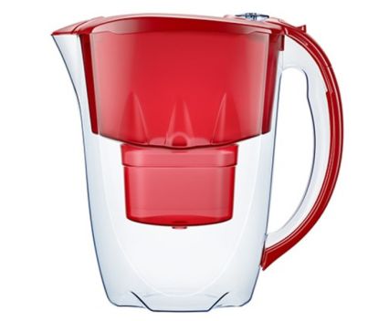 Филтрираща Кана за Вода Aquaphor Amethyst Червена с Филтър MAXFOR+ 1 бр