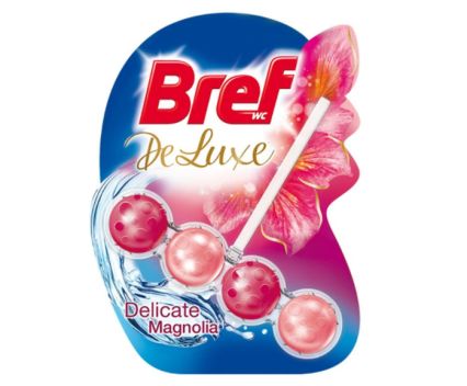 Ароматизатор за Тоалетна Чиния Bref DeLuxe Delicate Magnolia 50 г